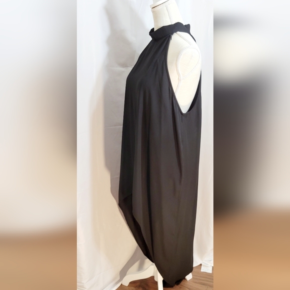 Torrid Women's Sleeveless Mock Neck Tunic Top Semi Sheer Black sz 1 (16/18) - Picture 7 of 14